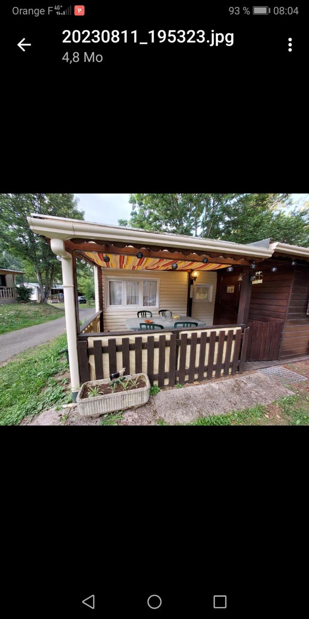Charmant Mobil Home Style Chalet Besse-et-Saint-Anastaise Exterior foto